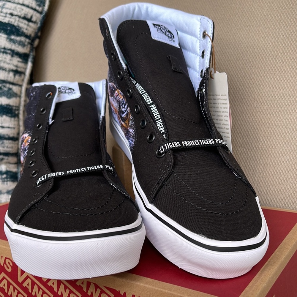 Vans Comfycush Sk8-Hi Discovery Project Tigers MEN`S - Picture 8 of 16